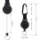 ID Tag Jojo Heavy Duty Retractable Keychain 3 pcs Black 2