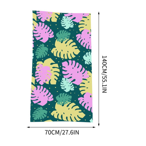 Djunllk strandhanddoek van microvezel, 29 x 59 inch 2