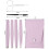Eyebrow Tweezer Set Women 6 Pieces 2