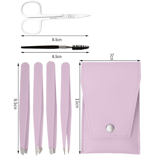 Eyebrow Tweezer Set Women 6 Pieces 1