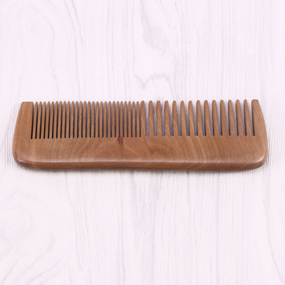 Peach wood comb for anti-static and scalp stimulation 1 pc