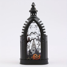 Halloween Pumpkin Lantern LED Skeleton Witch Lamp 1 pc