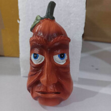 Halloween Pumpkin Lantern with Expressive Face 1pc