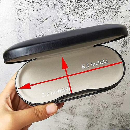 Double Glasses Case Hard Shell for 2 Regular Eyeglasses 2
