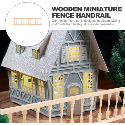 Mini fence handrail for house decoration 1:12 1