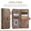 Samsung Galaxy A52S 5G wallet case brown PU leather 5