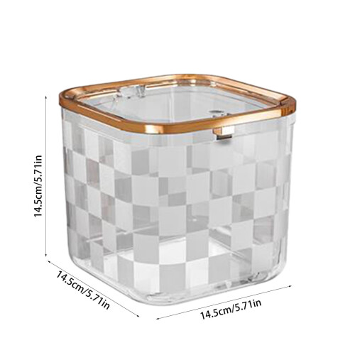Elainilye kleiner Mülleimer mit Deckel, 1 Gallone, grau 2