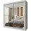 MN Furniture (White, 180cm) Double Sliding Doors Mirrored Wardrobes 2