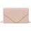 KEINXS damesclutch van PU-leer in roze 1