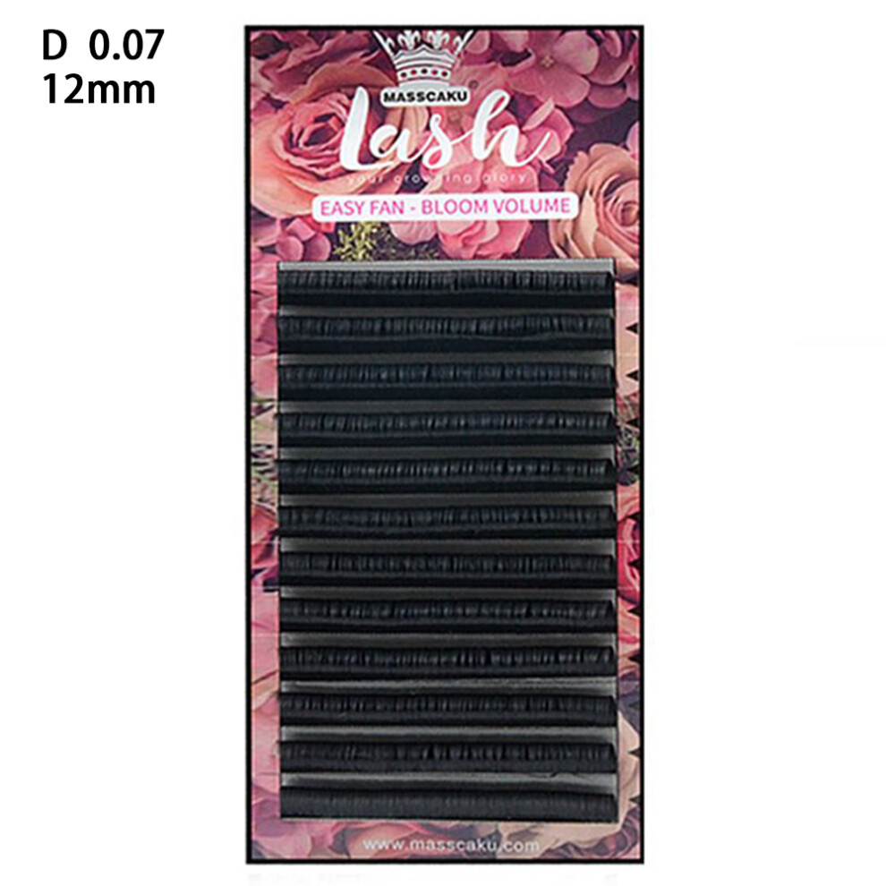 Dcph-Clothing (12Mm) Fluffy Diy Eyelash Clusters - Natural Look