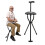 AIQIDI foldable tripod stool aluminum alloy 249 lbs black 1
