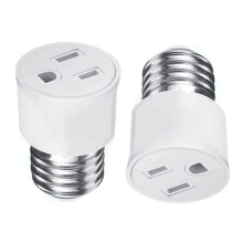 E26 Socket to Plug Adapter Polarized 1 Pack