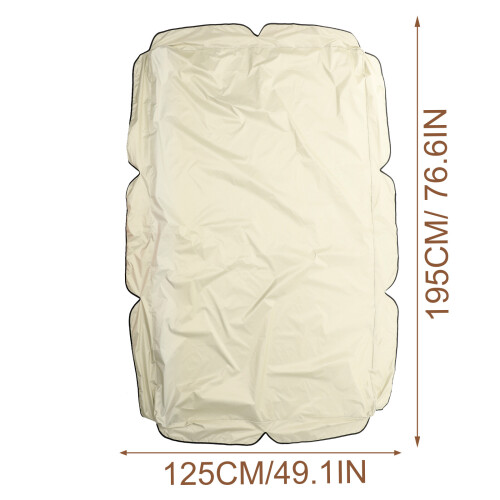 Husketak, utskifting, beige, 195x125cm 2