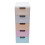 Torre contenitore in plastica con 5 cassetti e 4 rotelle 4