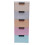 Torre contenitore in plastica con 5 cassetti e 4 rotelle 3