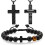 Ensemble collier et bracelet croix en acier inoxydable 66 cm 1