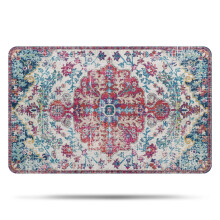 Boho-Badezimmerteppich im Vintage-Stil, rutschfest, 20 x 32 Zoll