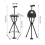 AIQIDI foldable tripod stool aluminum alloy 249 lbs black 2