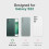 Green Samsung S22 case shockproof silicone TPU 2