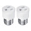 E26 Socket to Plug Adapter Polarized 1 Pack 2