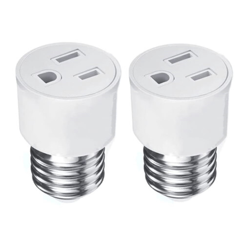 E26 Socket to Plug Adapter Polarized 1 Pack 1