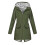 Lenago women's plus-size solid rain jacket with hood and 1