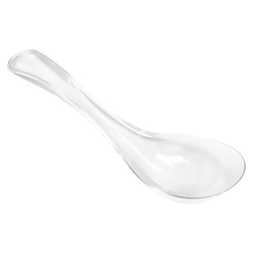 Glass Serving Tablespoon Clear Kitchen Spoon 1 Piece