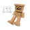 Wooden Bobblehead Man Decor for Car Dashboard and Desktop 6