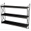 110 cm shelf with 3 shelves black 1