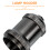 OUNONA E27 retro lamp base socket fire resistant black 5