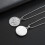 Stainless Steel Compass Pendant Necklace for Men 4
