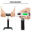 Digital Luggage Scale 110 lb Backlit LCD Portable 3