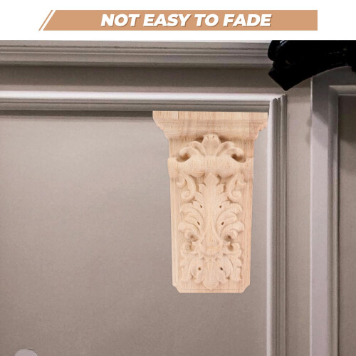 Bordure d'angle en bois sculpté OUNONA 2