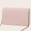 KEINXS damesclutch van PU-leer in roze 4