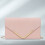 KEINXS damesclutch van PU-leer in roze 7