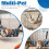 Reversible Cat Hammock for Cage Adjustable Pet Bed 2 pcs 6
