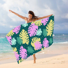 Djunllk strandhanddoek van microvezel, 29 x 59 inch