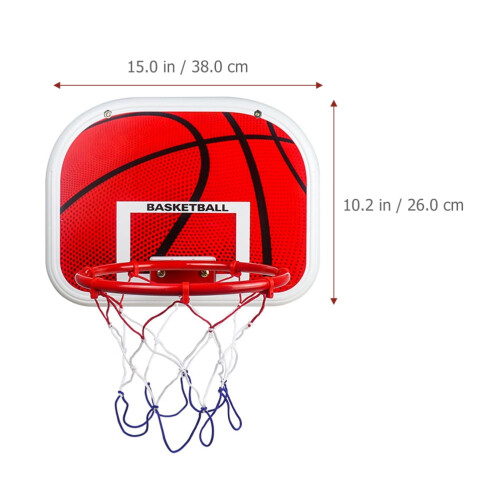 Toddler Basketball Set Rubber Red 1 Piece 1