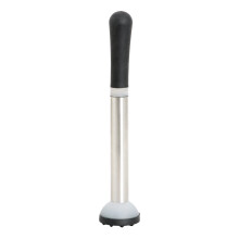 Agitador de acero inoxidable para mezclar y picar hielo.