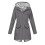 Lenago women's plus-size solid rain jacket with hood and 6