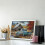 Diamantkunstsett Vintage lastebilgårdsscene5D Rund 4