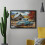Diamantkunstsett Vintage lastebilgårdsscene5D Rund 5
