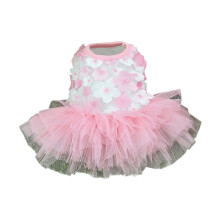 Roze polyester hondenjurk voor kleine tot middelgrote honden