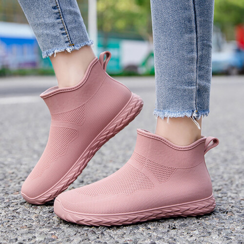 Women's Waterproof Ankle Rain Boots Wide Calf 1 Pair 1