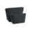 BagBase (12.5cm x 6cm x 16cm, Charcoal Melange) Bagbase Felt Accessory Bag 1