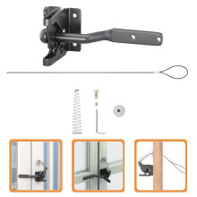 FRCOLOR Self-Locking Gate Latch Heavy Duty 1 Set