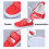 Dames canvas instapschoenen, ademend en lichtgewicht. 4
