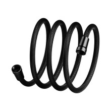2m Shower Hoses Long Lasting Shower Hoses Nylon Designed-Black