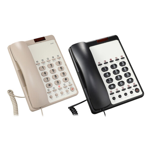 B188B Hotel Front Desk Telephone Fixed Landline Phone-White 2
