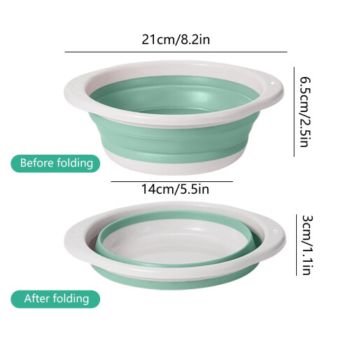Collapsible Wash Basin Portable Foldable Sink 1 Unit 2